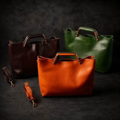HERITAGE FULL-GRAIN TOTE