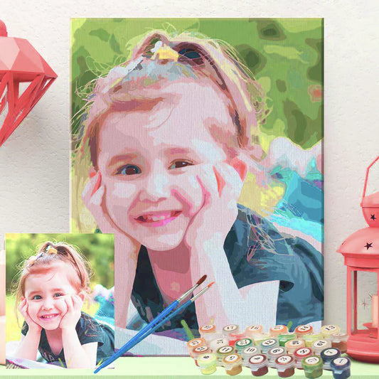BRAVORA™   - PERSONALIZED PAINT BY NUMBERS KIT