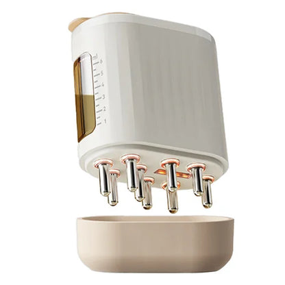 BRAVORA™   - RED LIGHT THERAPY ELECTRIC SCALP MASSAGER AND HAIR OIL APPLICATOR