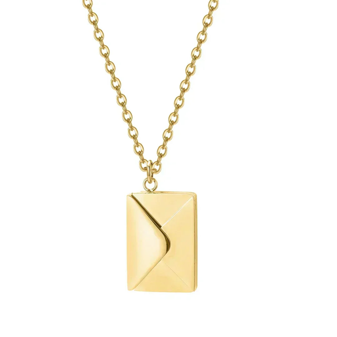 BRAVORA™   - ENVELOPE LOVE LETTER PENDANT NECKLACE