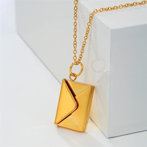 BRAVORA™   - ENVELOPE LOVE LETTER PENDANT NECKLACE