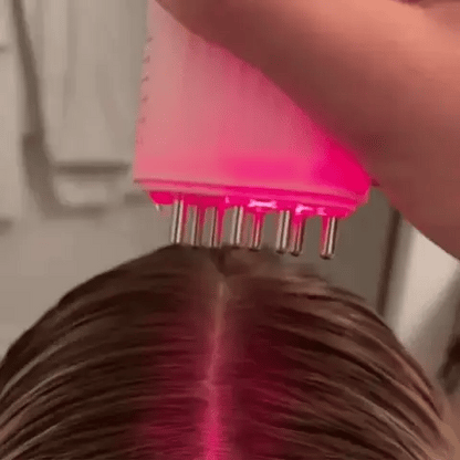 BRAVORA™   - RED LIGHT THERAPY ELECTRIC SCALP MASSAGER AND HAIR OIL APPLICATOR