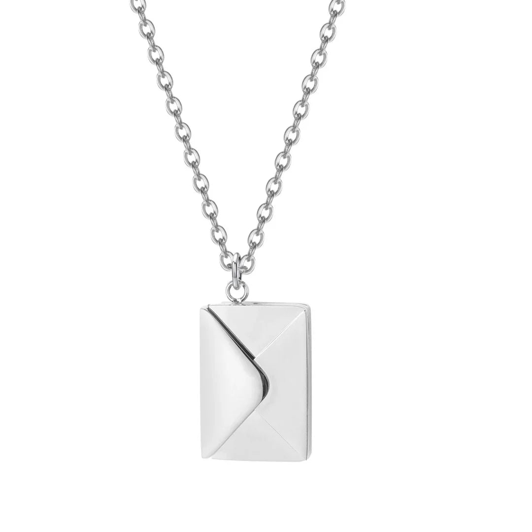 BRAVORA™   - ENVELOPE LOVE LETTER PENDANT NECKLACE